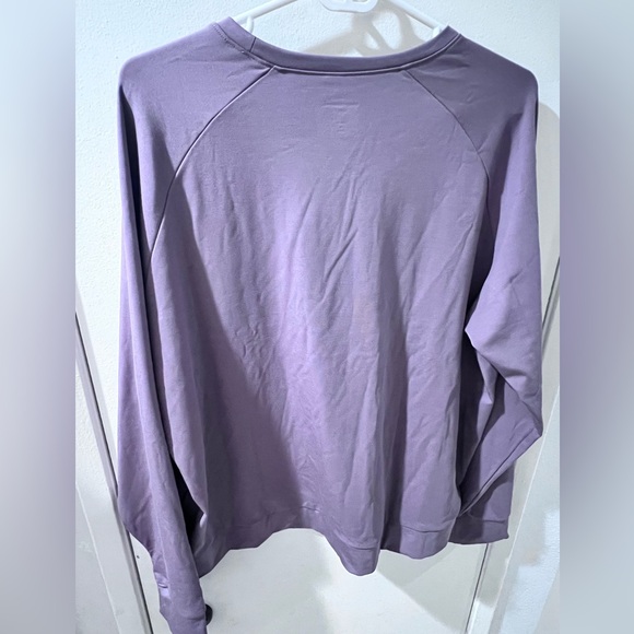Cozy Earth NWT Women's Brushed Bamboo Pullover XXL Crew Twilight/ Lavender - Picture 8 of 10